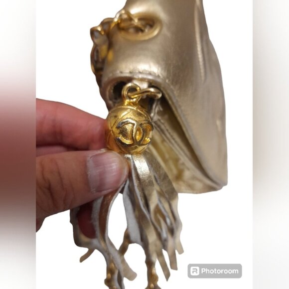 Crossbody Bag - Metallic Gold - CC -Style- - Picture 5 of 13